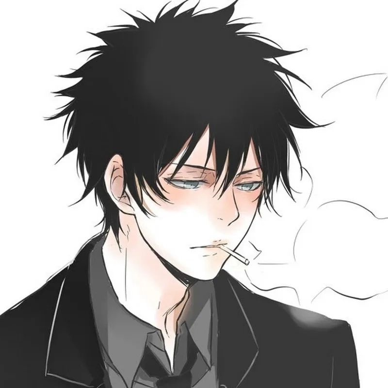 Ảnh anime nam buồn cô đơn trong khung cảnh tĩnh lặng