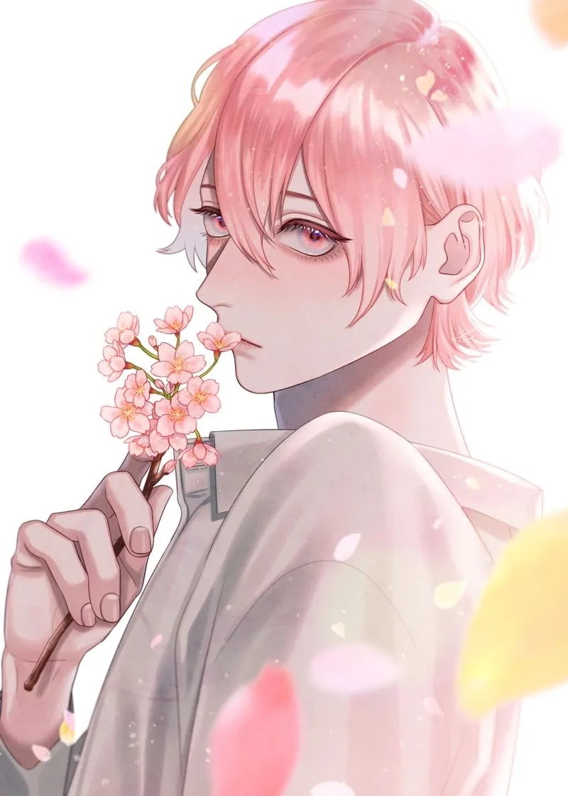 Hình nền anime nam cute với phong cách tươi sáng dễ thương