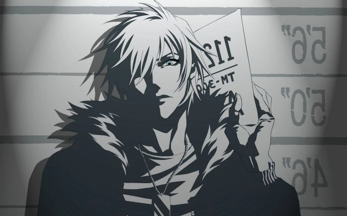 Anime nam trắng đen mang vẻ đẹp mạnh mẽ và lạnh lùng