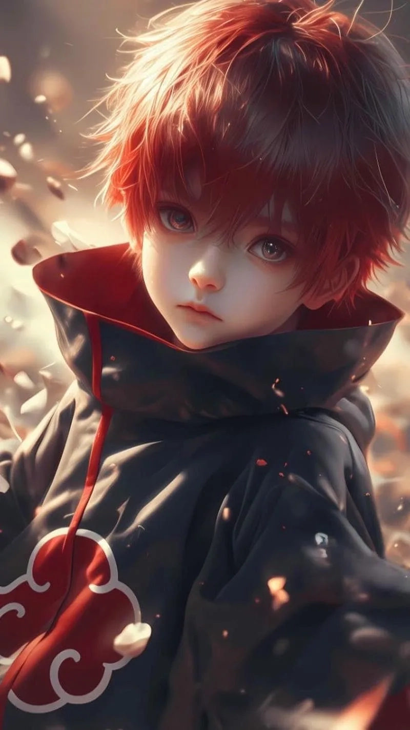 Hình chibi nam ngầu với thần thái chất lừ