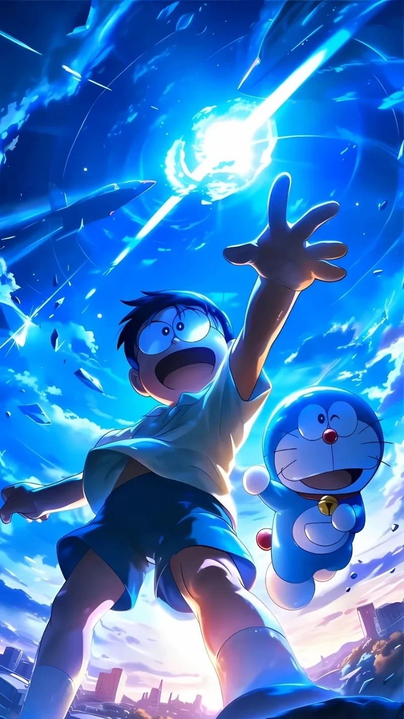 Doraemon và Nobita cute với những khoảnh khắc đáng yêu