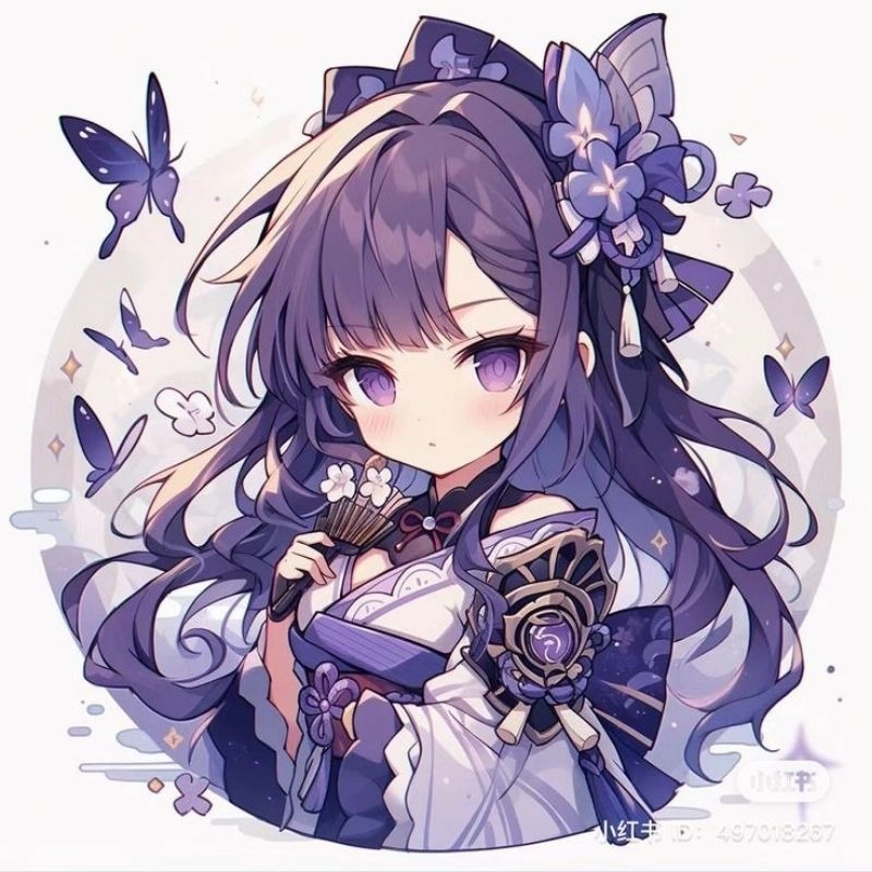 Avatar anime chibi nữ với phong cách dễ thương độc đáo