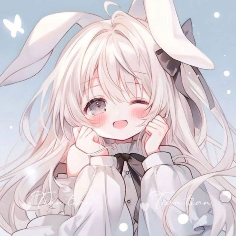 Avatar nữ dễ thương chibi với vẻ ngoài ngộ nghĩnh đáng yêu