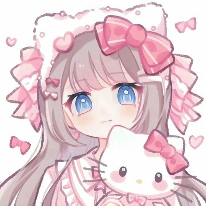 Hình ảnh anime nữ cute chibi với tạo hình xinh xắn hút mắt