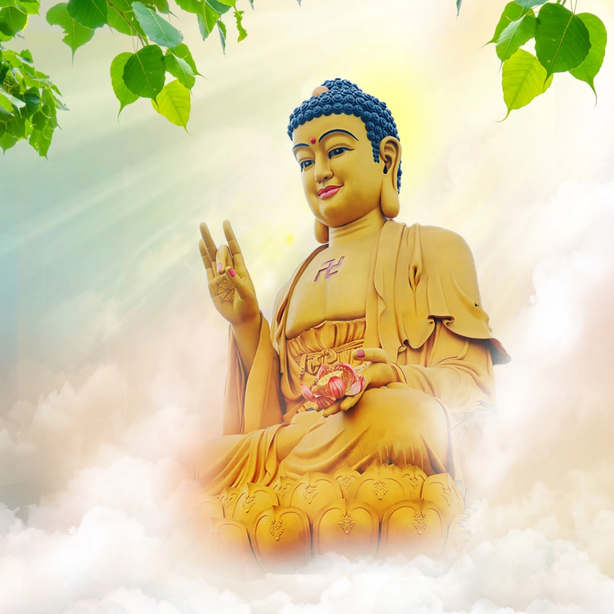 Hình ảnh Phật A Di Đà đẹp nhất đầy từ bi