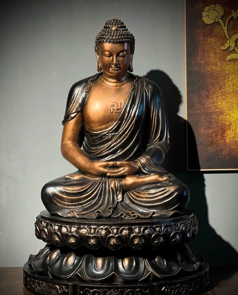 Hình ảnh Phật A Di Đà đẹp 3D chân thực và sống động