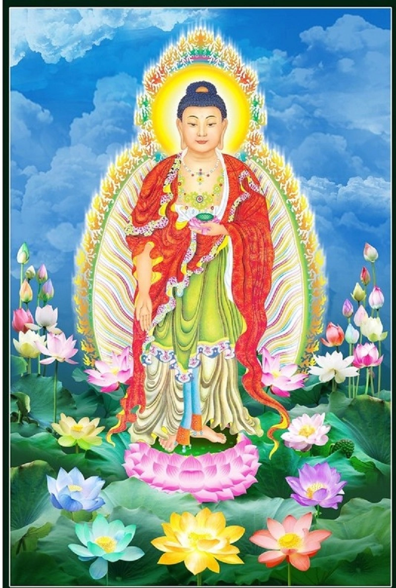 Hình ảnh Nam Mô A Di Đà Phật đầy tôn nghiêm