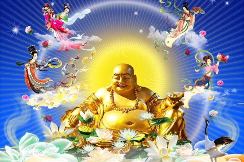 Ảnh Phật Di Lặc đẹp tượng trưng cho phước lành
