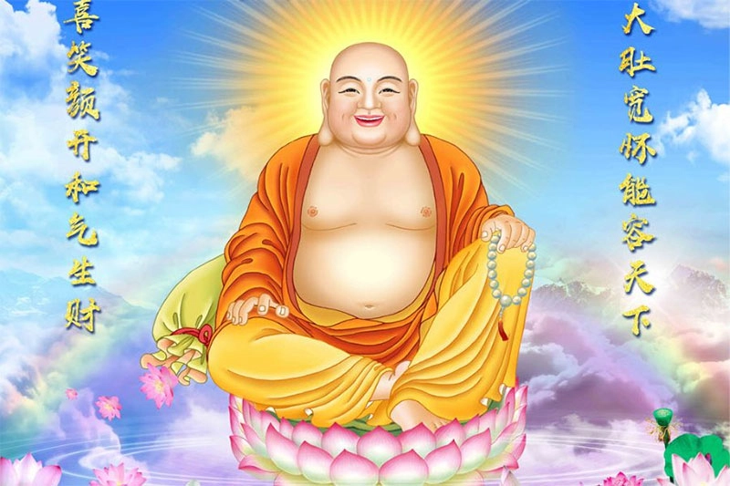 Hình ảnh Phật Di Lặc đẹp tỏa sáng sự an vui