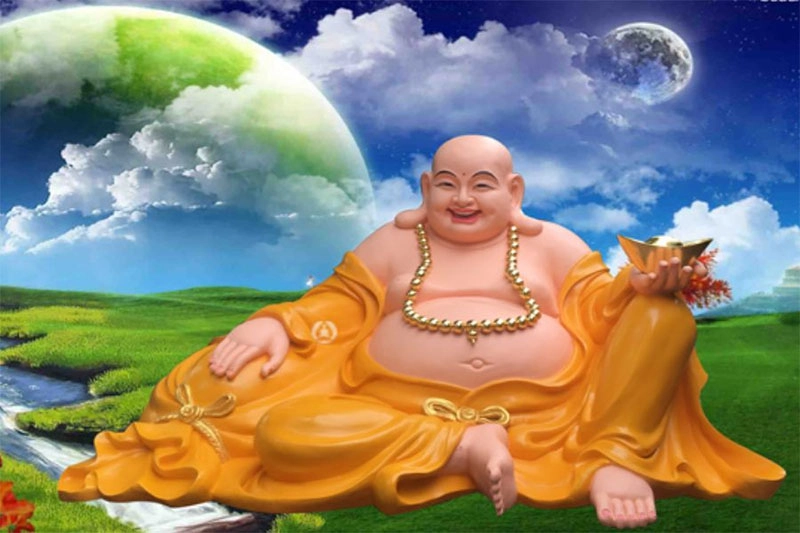 Hình ảnh Đức Phật Di Lặc biểu tượng của hạnh phúc