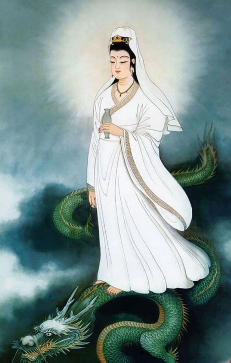 Ảnh Phật Quan Âm tỏa sáng lòng từ bi