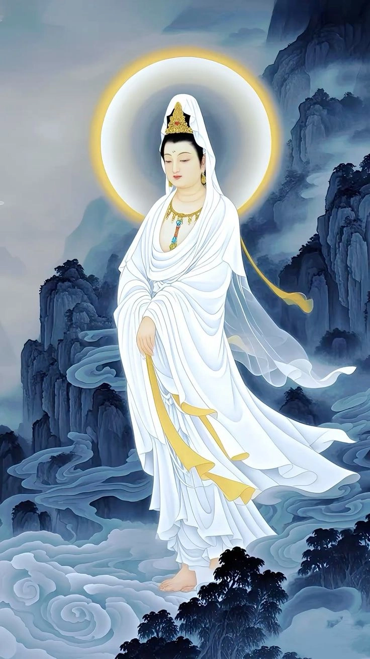 Ảnh Phật Bà Quan Âm Bồ Tát đẹp nhất uy nghiêm