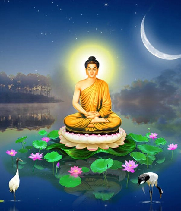 Ảnh Phật Thích Ca Mô Ni tĩnh lặng trong thiền định