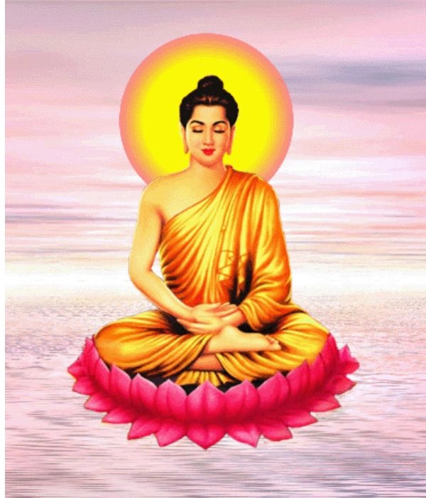 Hình ảnh Phật Thích Ca Mâu Ni lan tỏa năng lượng thiện lành