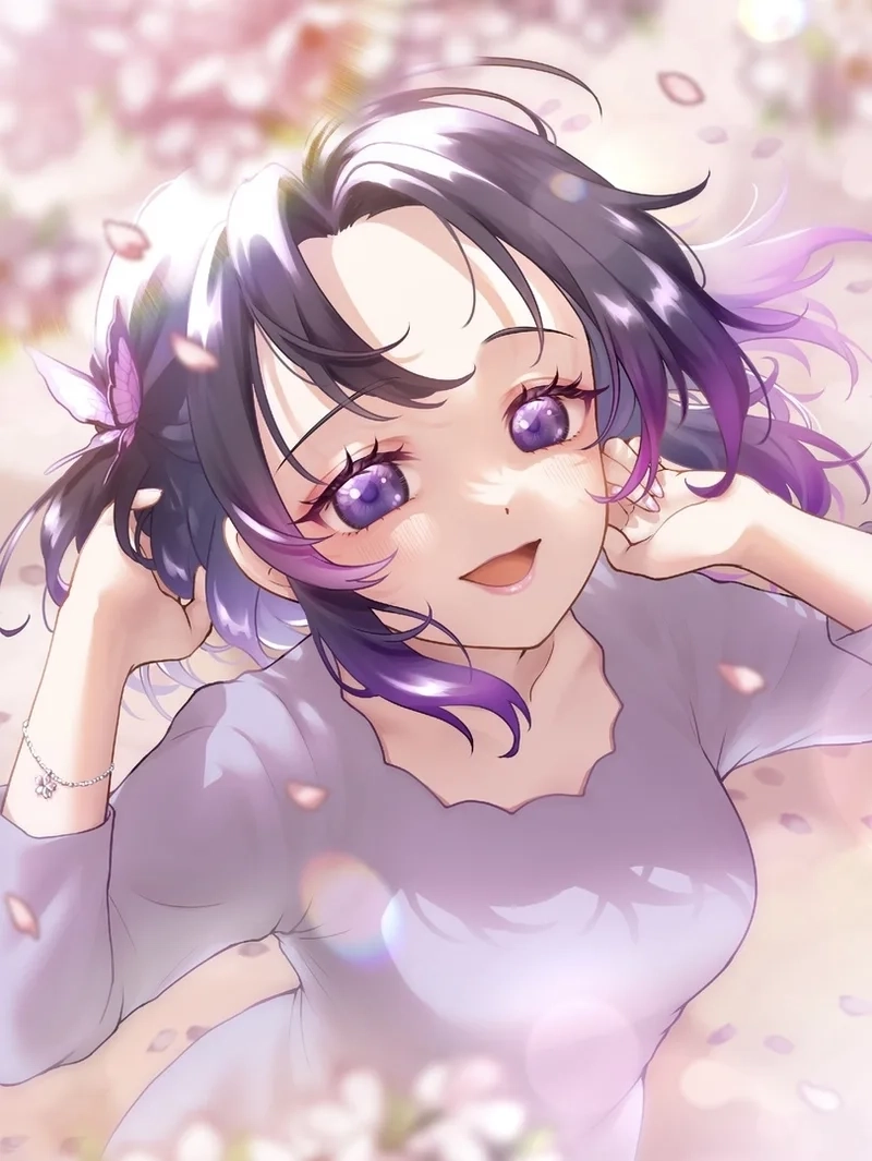 Kochou Shinobu fanart với tạo hình độc đáo đầy sáng tạo