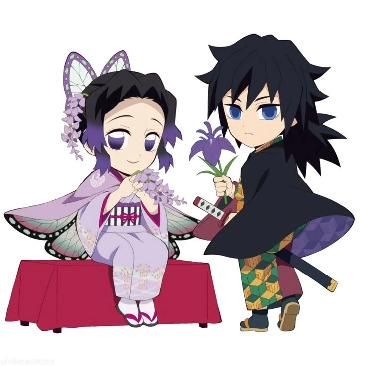Giyu Tomioka and Shinobu cùng nhau tạo nên câu chuyện đẹp