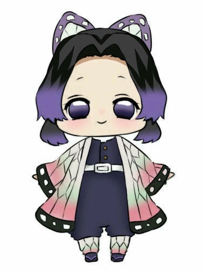 Shinobu cute chibi với vẻ đẹp nhẹ nhàng cuốn hút