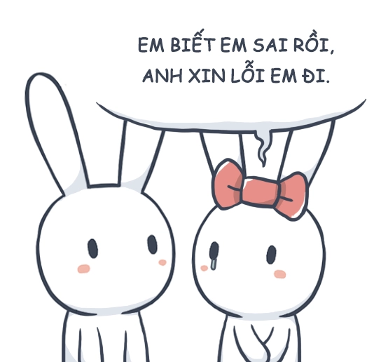 Ảnh thỏ bảy màu cute siêu đáng yêu cho fan yêu thích