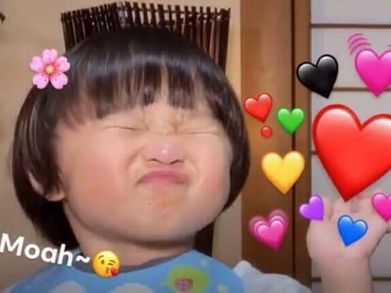 Hình meme yêu độc đáo dành cho người đang say đắm