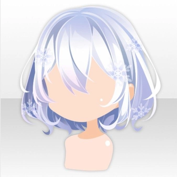 Vẽ tóc chibi nữ với đường nét mềm mại tinh tế