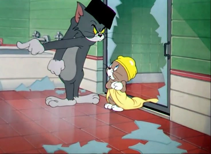 Hình ảnh Tom và Jerry meme mang đậm chất hài hước