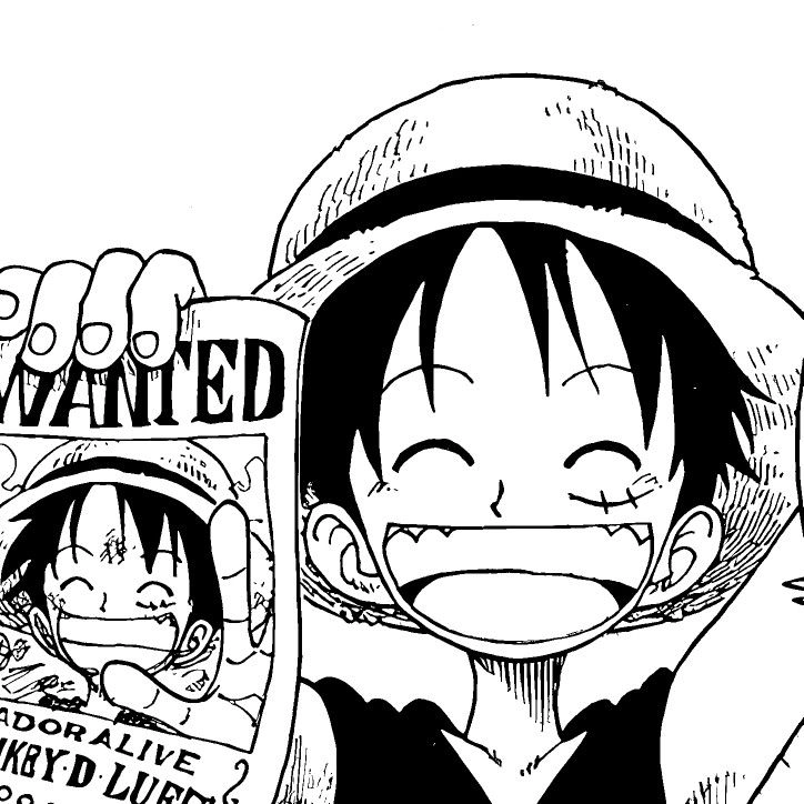 Luffy vẽ chì với đường nét sắc sảo và phong cách nghệ thuật