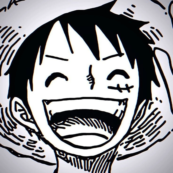 Hình vẽ Luffy chibi dễ thương và mang nét đặc trưng riêng