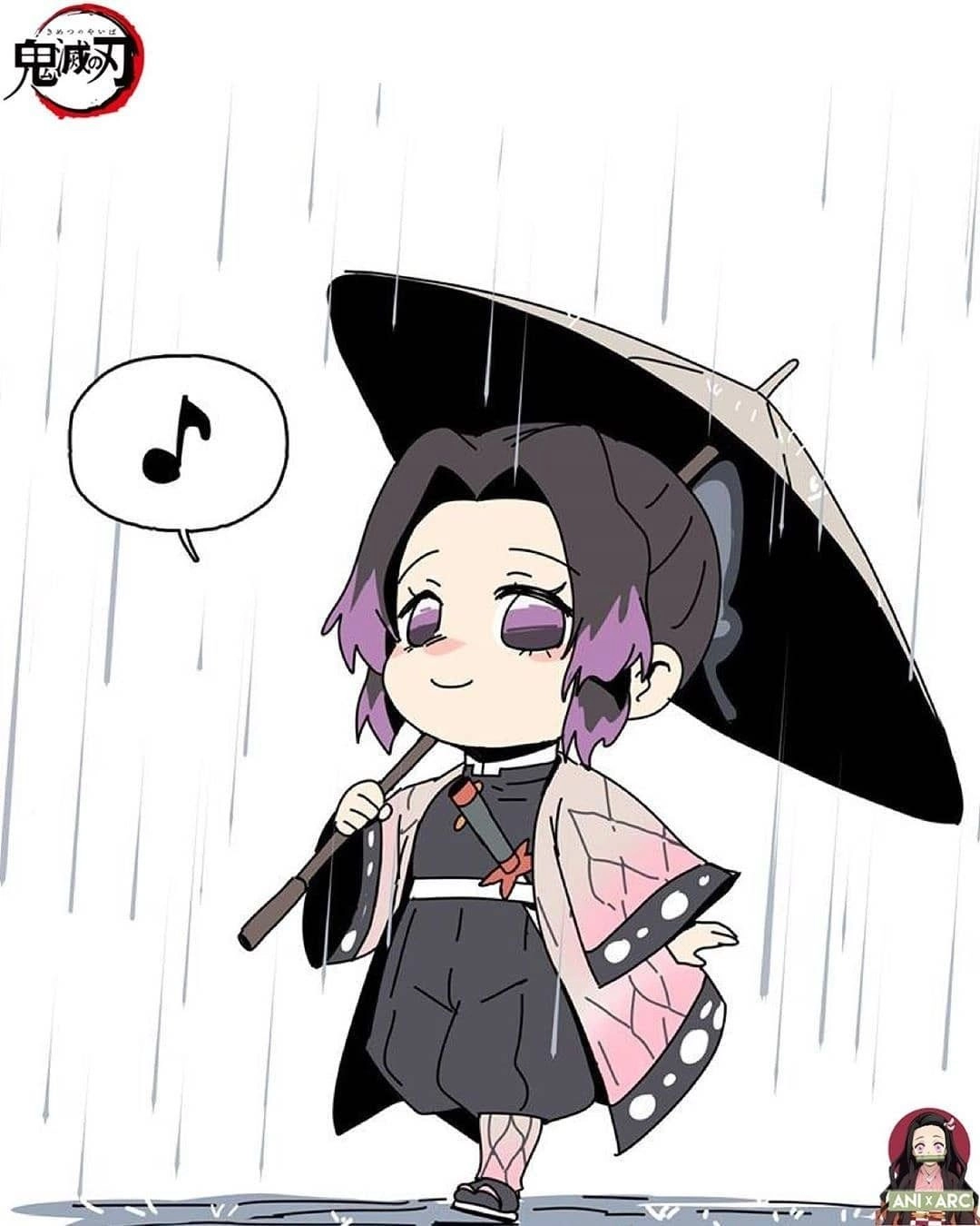 Vẽ Shinobu chibi với phong cách tinh tế, cuốn hút
