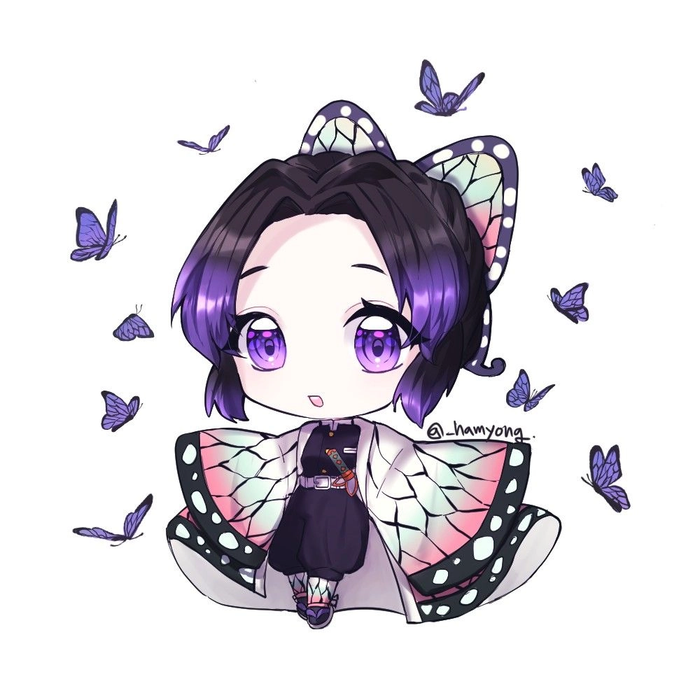 Cách vẽ Shinobu chibi dễ dàng nhưng cực kỳ đẹp mắt