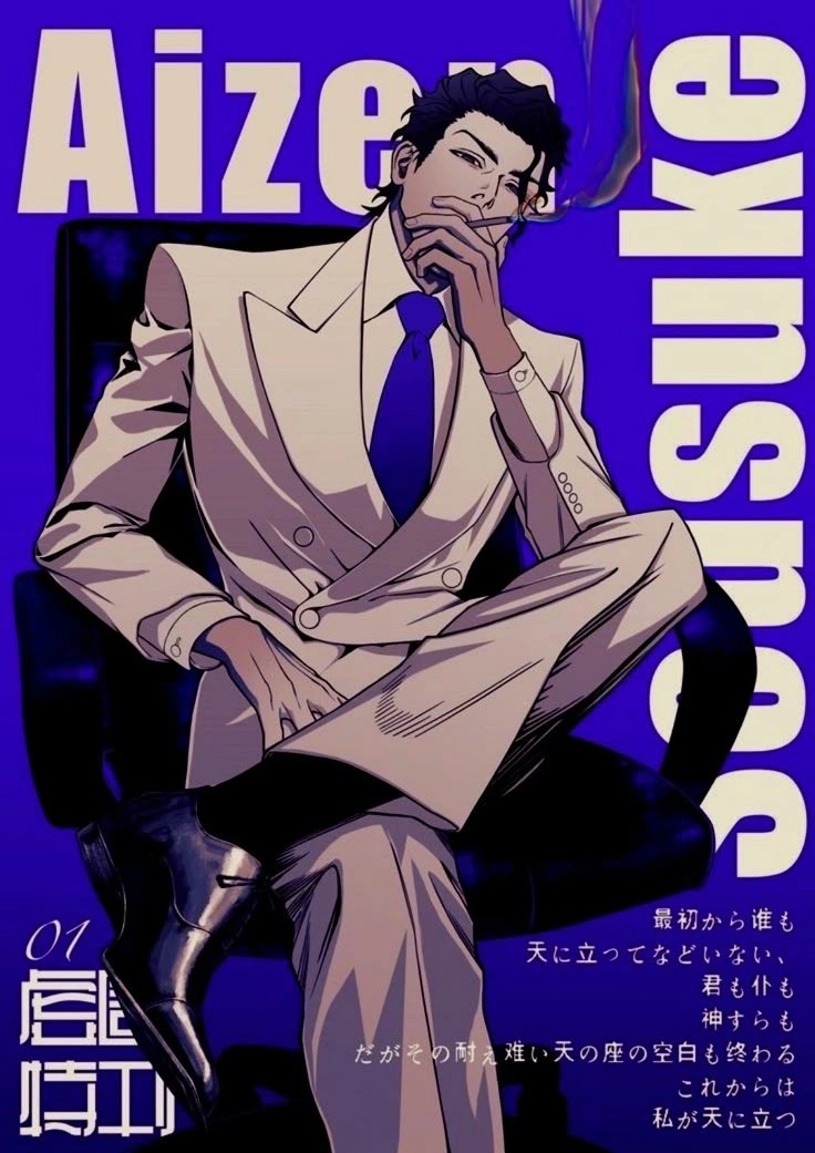 Aizen Sosuke eye color đôi mắt sáng lạnh chứa sức mạnh khôn lường