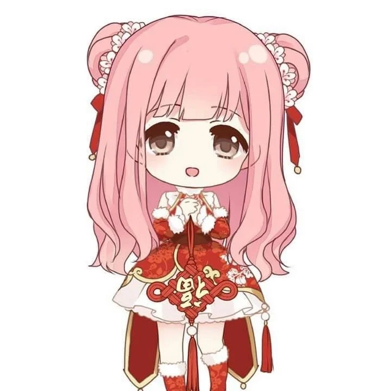 Hình ảnh anime cute chibi mang vẻ ngây thơ thuần khiết