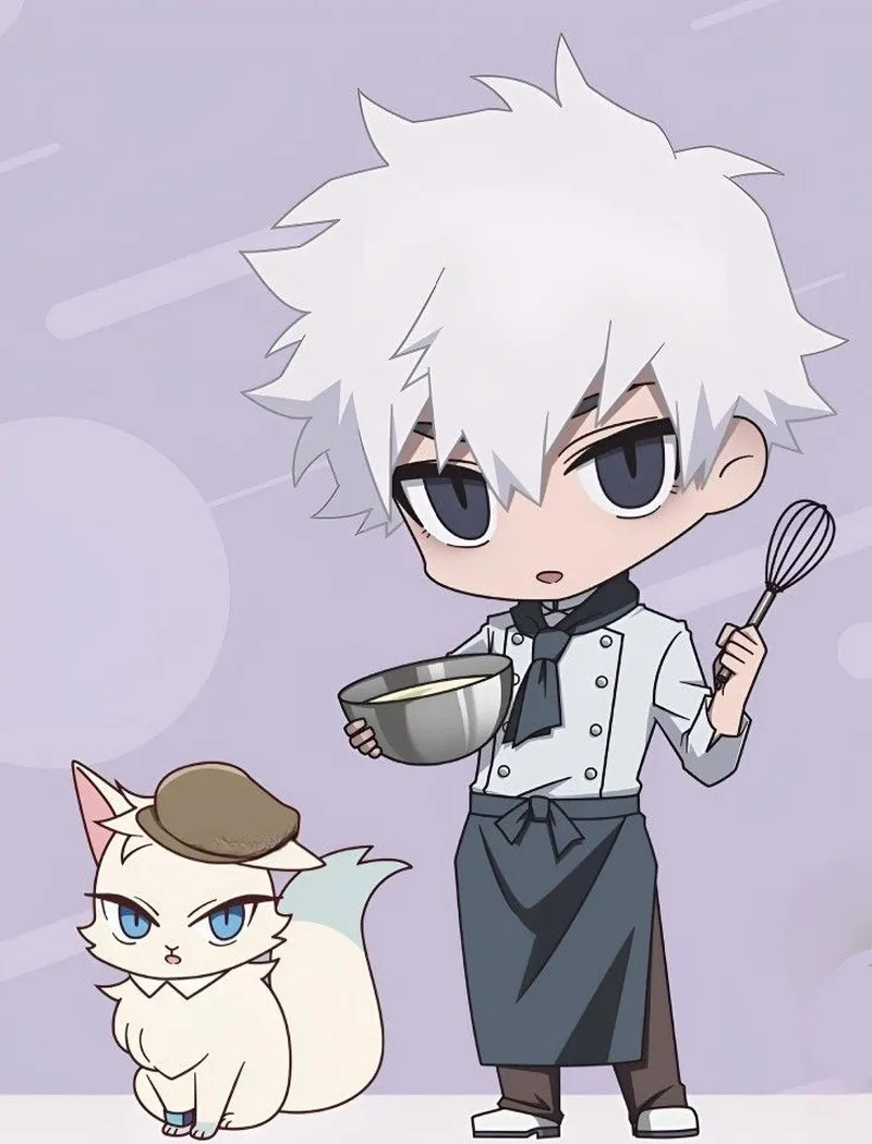 Anime chibi nam ngầu không thể rời mắt