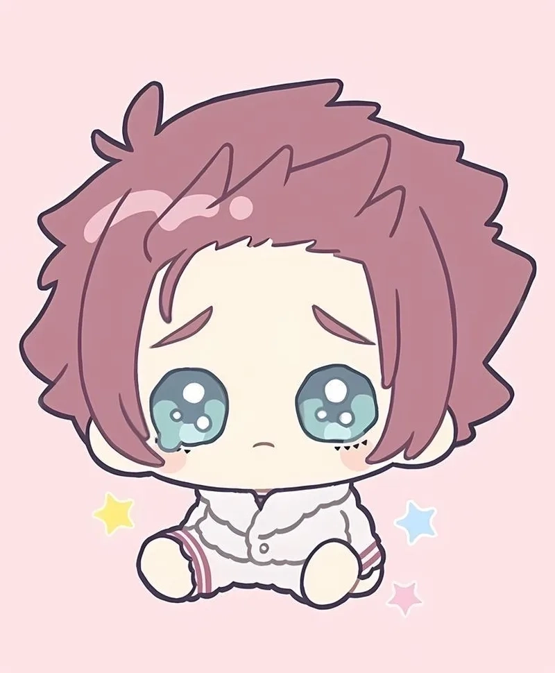 Hình nam chibi cute mang vẻ đẹp thanh thoát