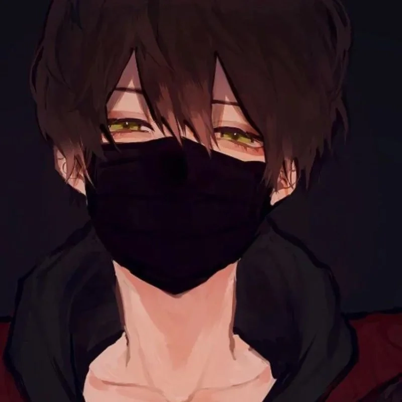 Avatar anime nam ánh mắt sâu thẳm