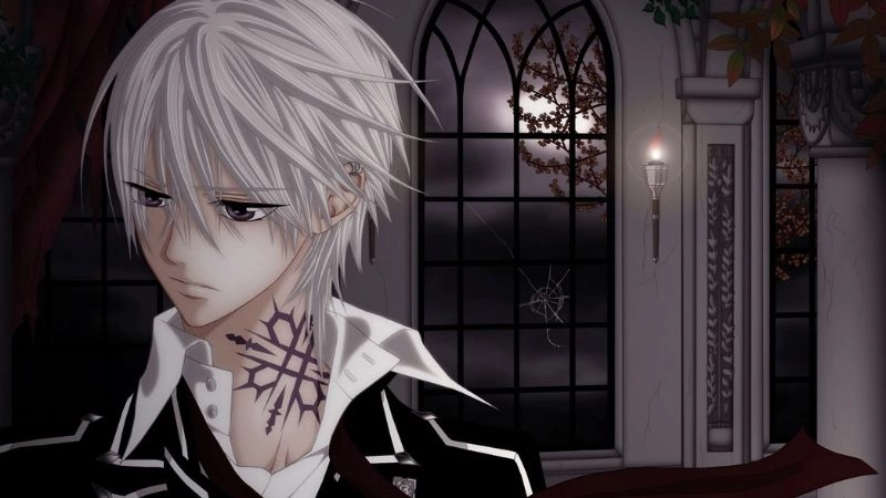 Avatar lạnh lùng hình anime nữ ngầu trắng đen bí ẩn