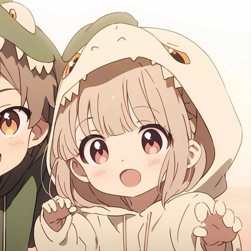 Ảnh anime cặp đôi cute khiến tim rung rinh