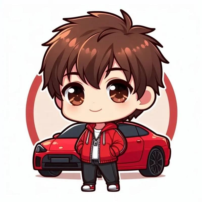 Ảnh chibi nam ngầu cuốn hút như nhân vật anime