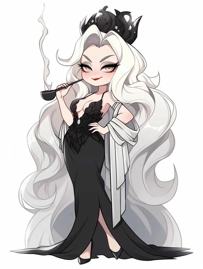 Ảnh chibi nữ ngầu toát lên phong cách cực mạnh