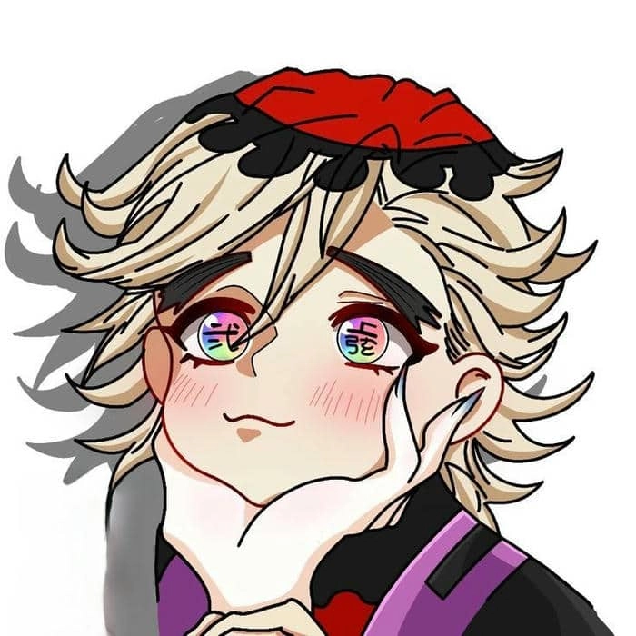 Shinobu X Douma Chibi đẹp đôi đầy mâu thuẫn