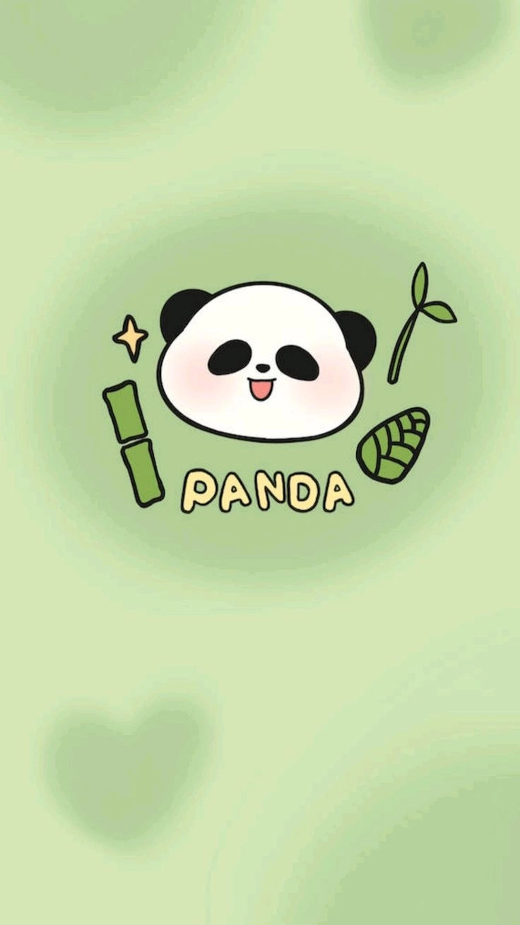 Chibi panda kawaii panda chibi với nét vẽ kawaii