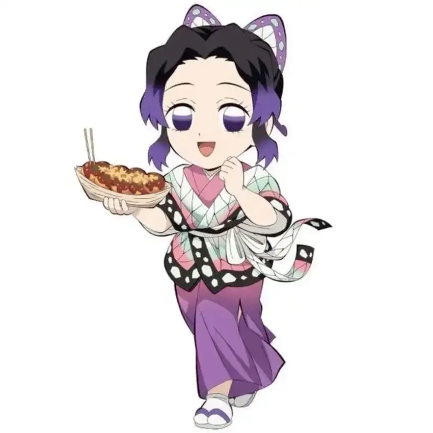 Shinobu Chibi PNG tiện dùng cho mọi thiết kế