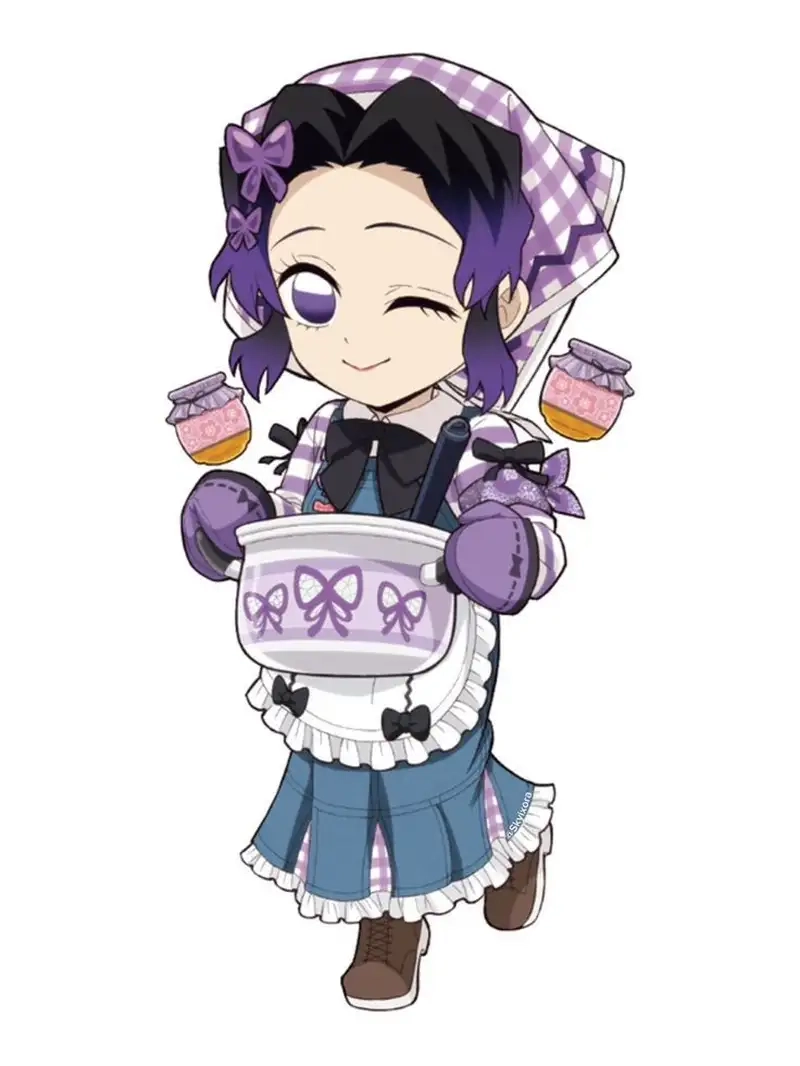 Hình chibi cute anime Shinobu chibi siêu kawaii