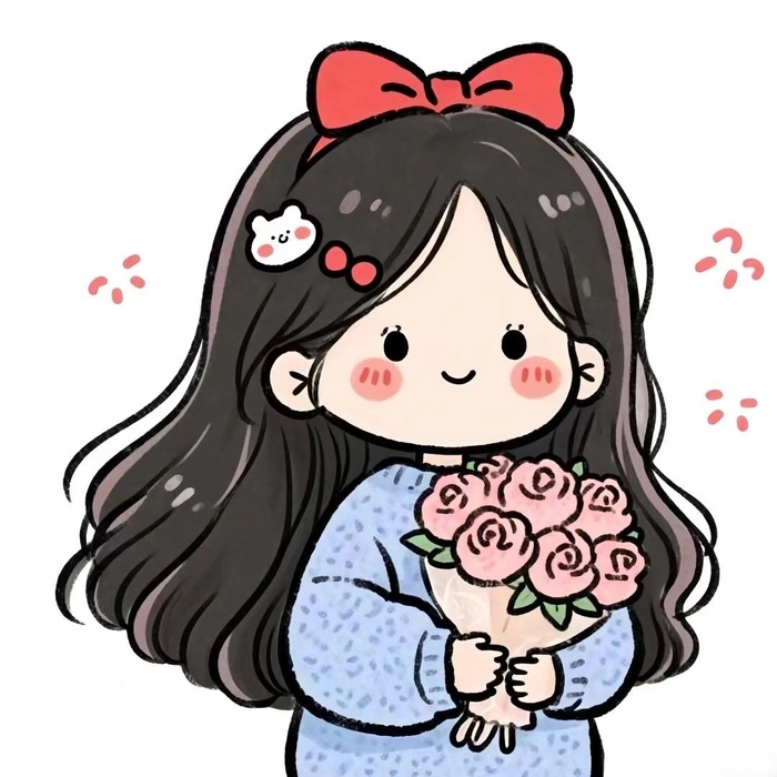Avatar anime nữ cute ngọt ngào tan chảy tim