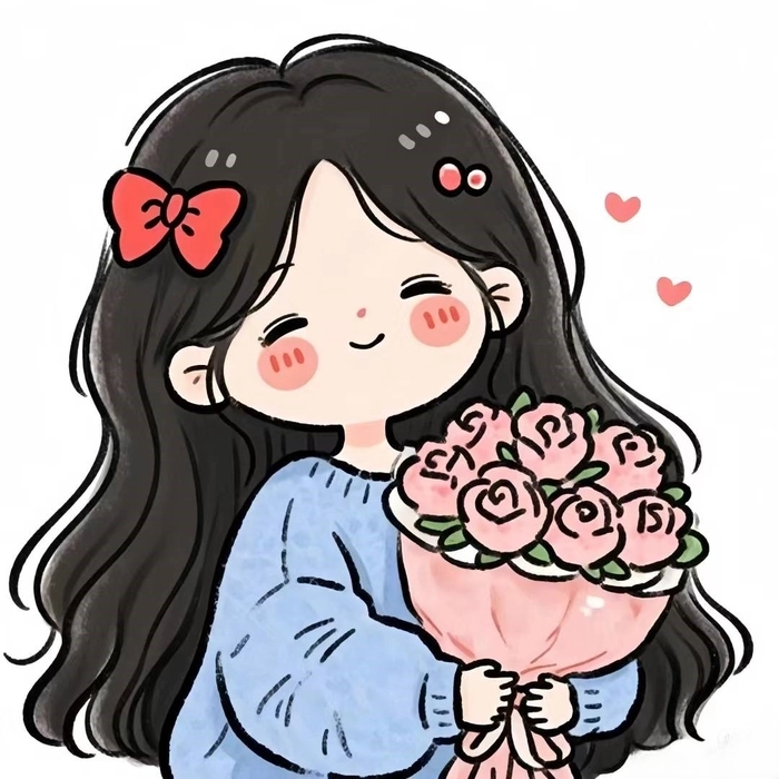 Avatar chibi cute nữ nhỏ nhắn siêu yêu kiều
