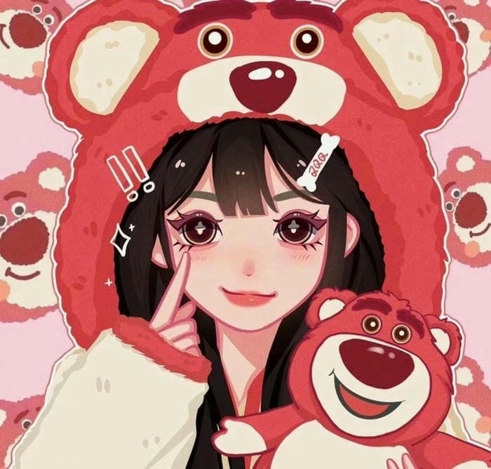 Avatar chibi nữ ngầu cá tính nổi bật phong cách