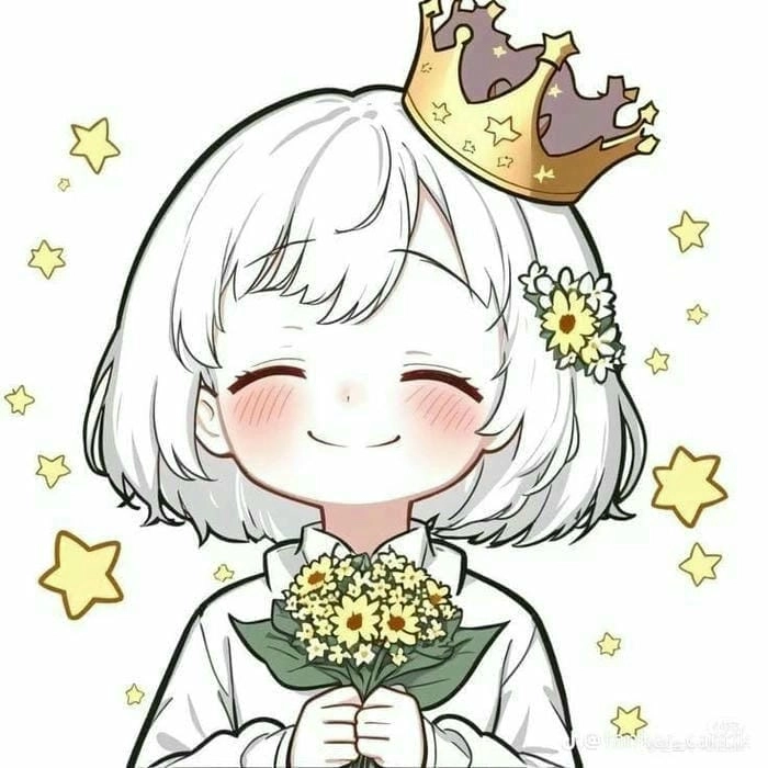 Avatar nữ cute anime làm tan chảy mọi trái tim