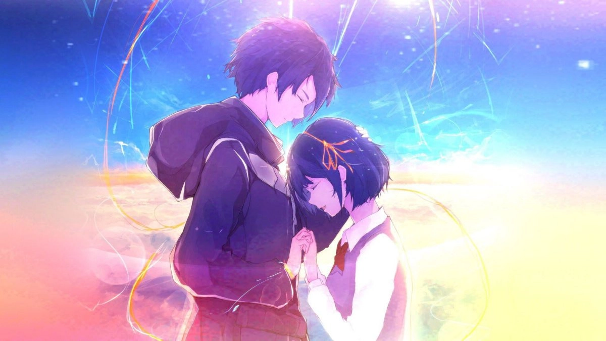 Hình anime cặp cute làm tim rung rinh