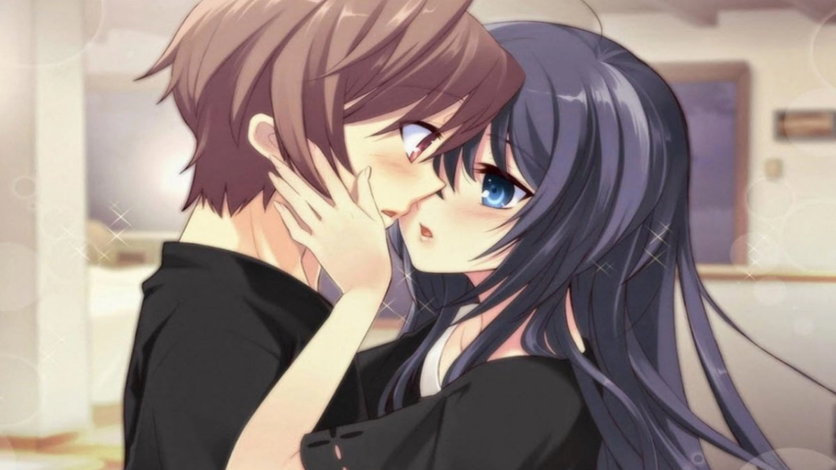 Hình anime cặp đôi yêu nhau mãi không phai