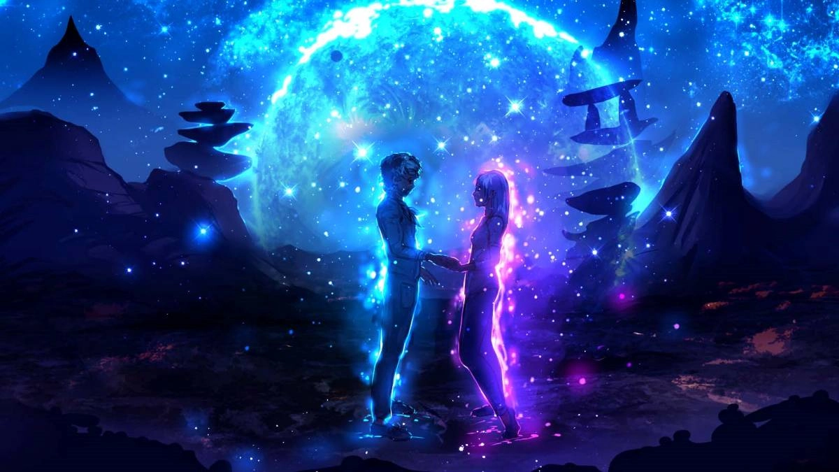 Hình cặp đôi anime đẹp như chuyện tình