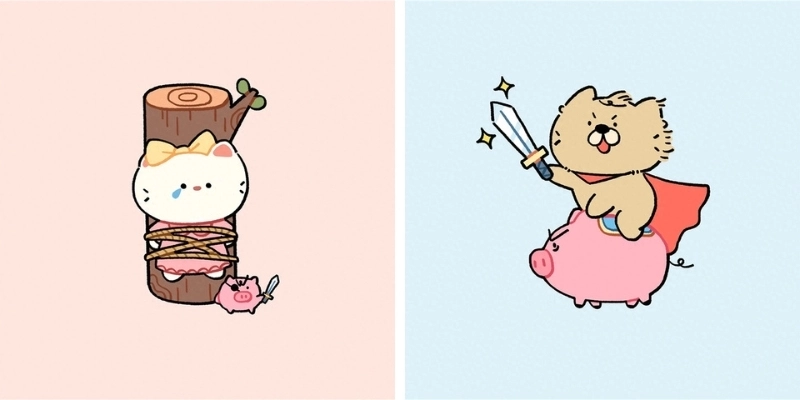 Anime cặp đôi cute mang đến cảm giác ấm